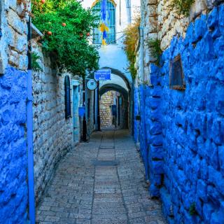 JOURNAL DE LA PERPLEXITE : LE BLEU DE SAFED